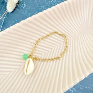 Bracelet coquillage agate