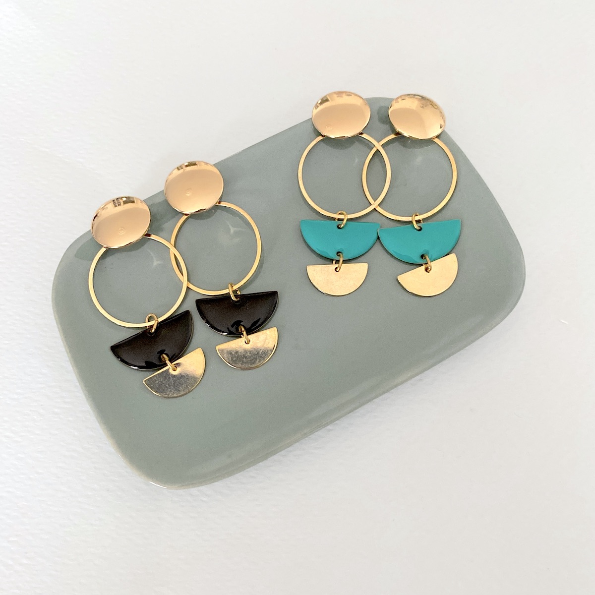 Boucles d'oreille Moon