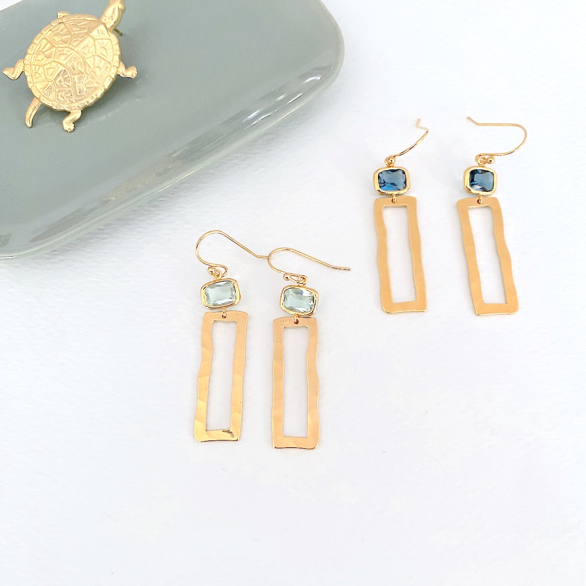 Boucles d'oreille Touffou - plaqué or