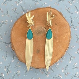 Boucles d'oreille Gorgebleue