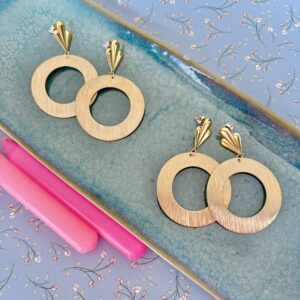 Boucles d'oreille Anneau doré