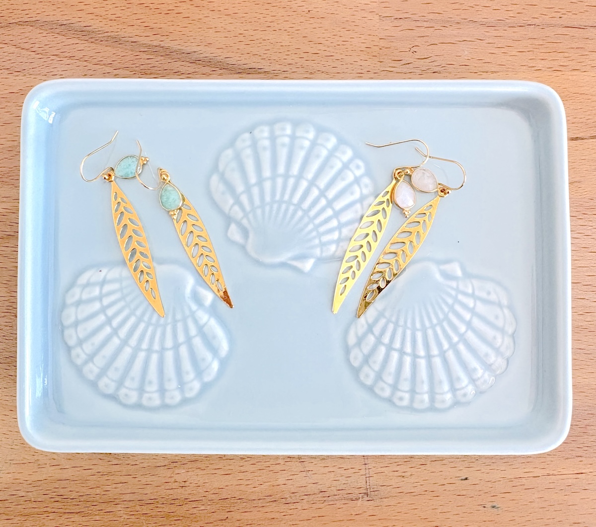 Boucles d'oreille Clémence - plaqué or