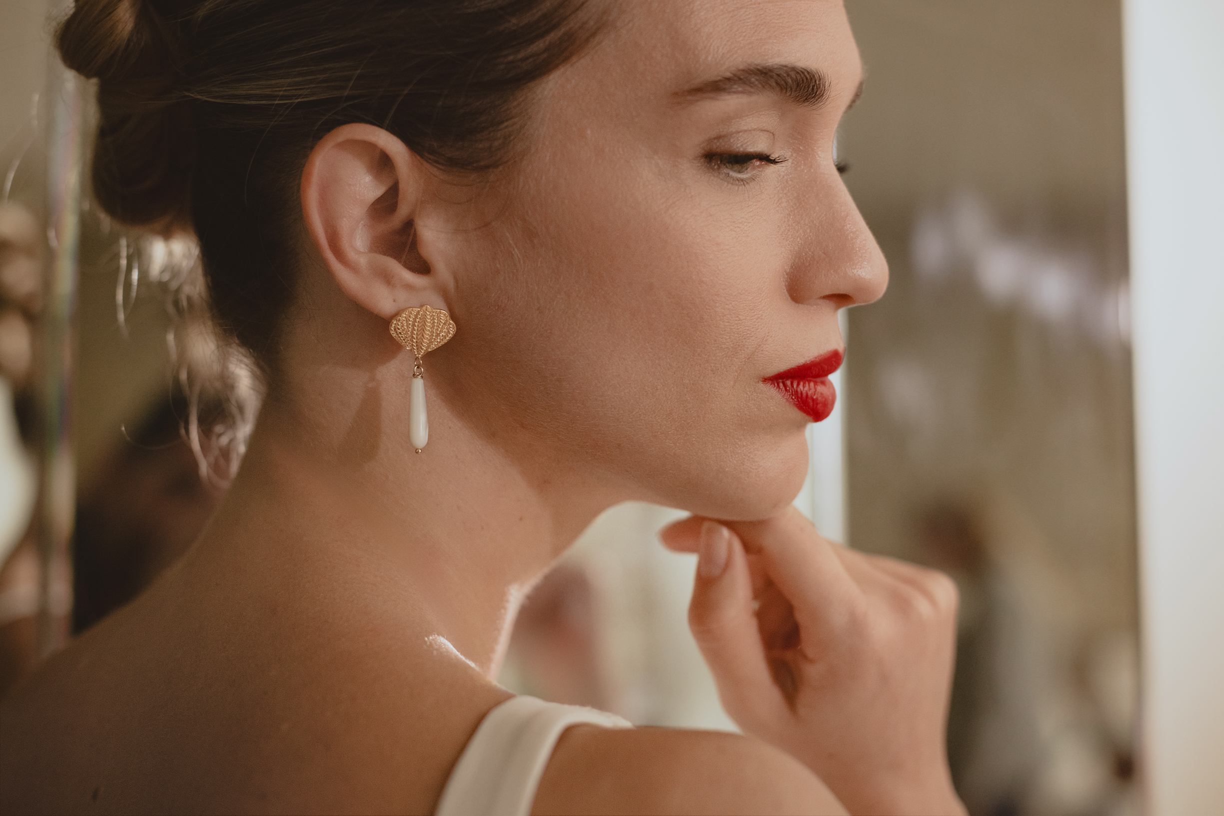 Boucles d'oreille Narcisse – Image 2