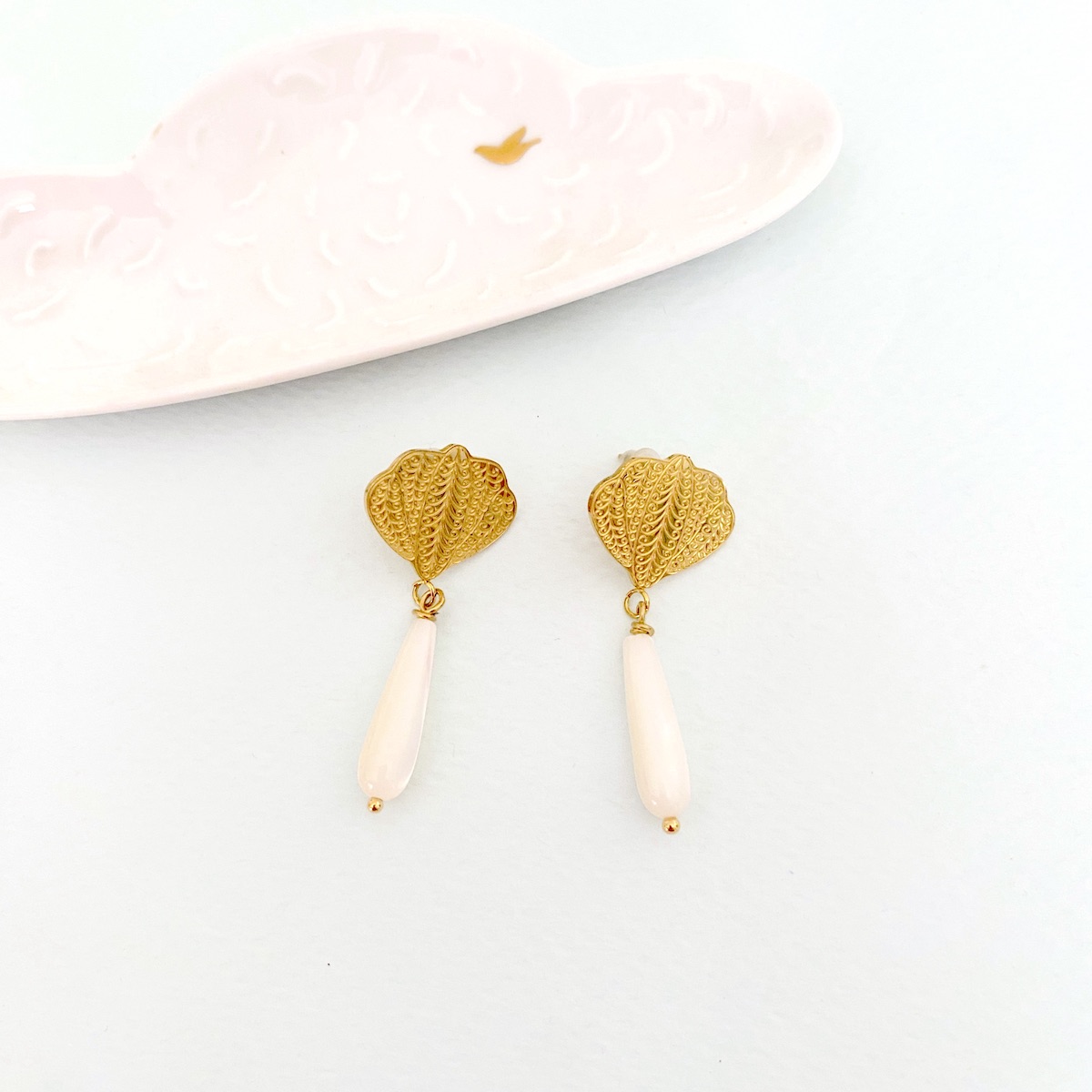Boucles d'oreille Narcisse