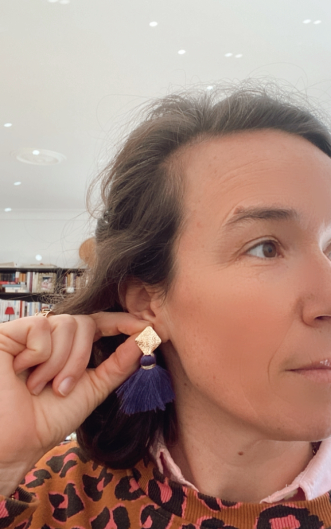 Boucles d'oreille Pompon – Image 2