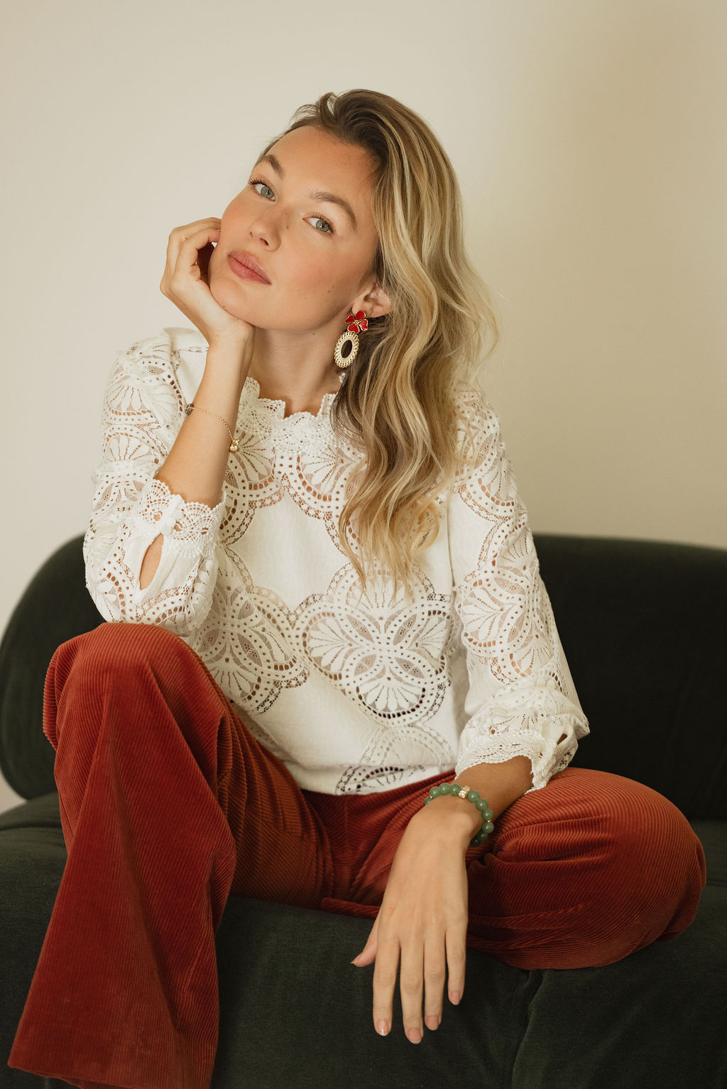 Boucles d'oreille Carthame – Image 4