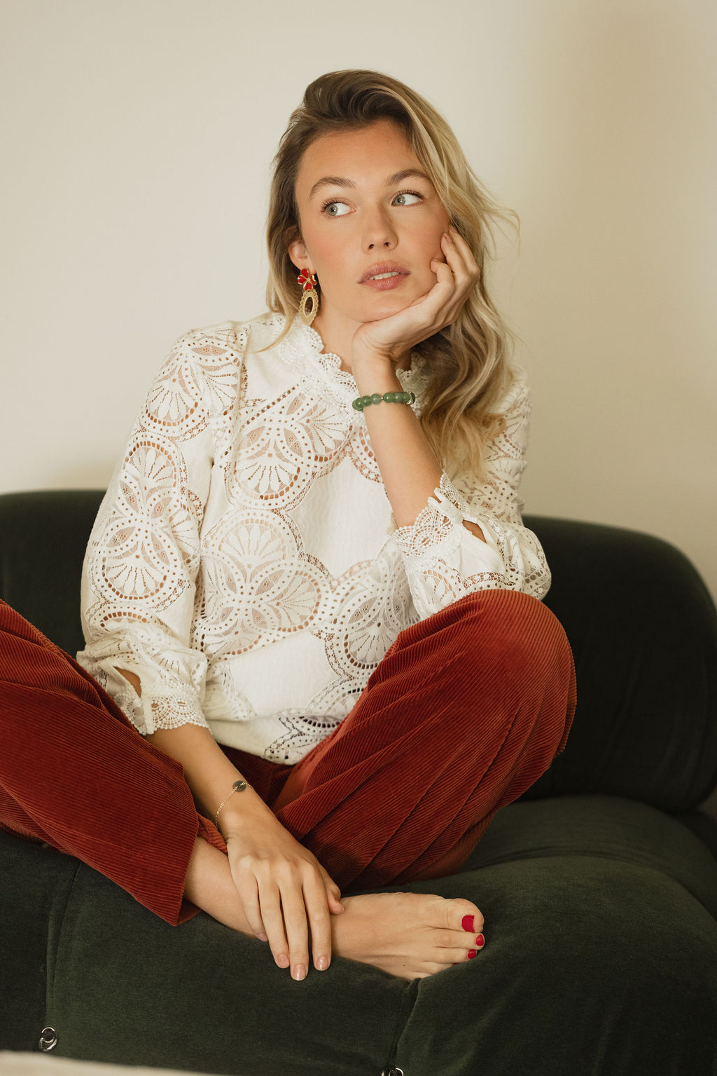 Boucles d'oreille Carthame – Image 3