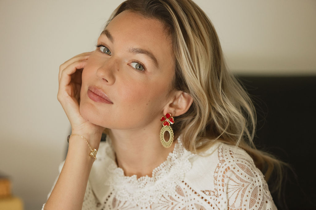 Boucles d'oreille Carthame – Image 2