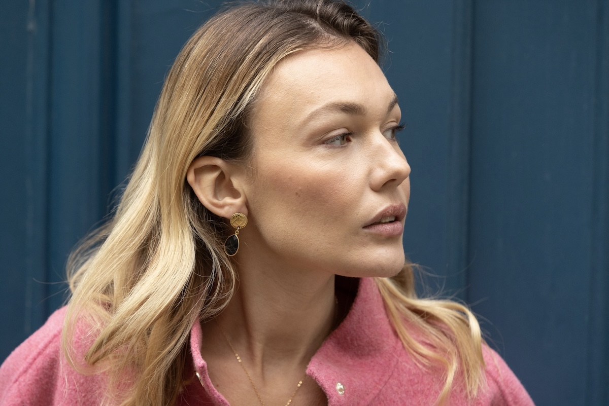 Boucles d'oreille Ebène – Image 4