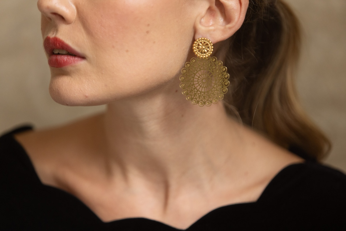 Boucles d'oreille Sable – Image 3