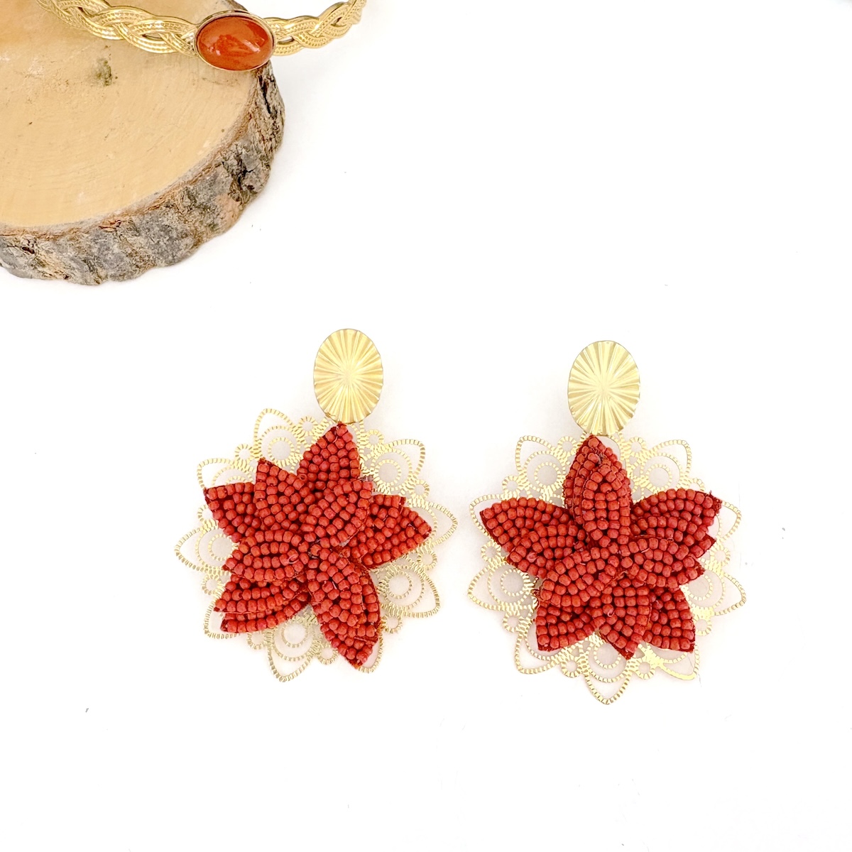 Boucles d'oreille Orient