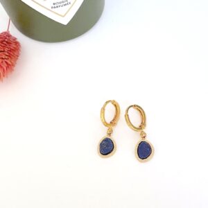 Boucles d'oreille Lapis