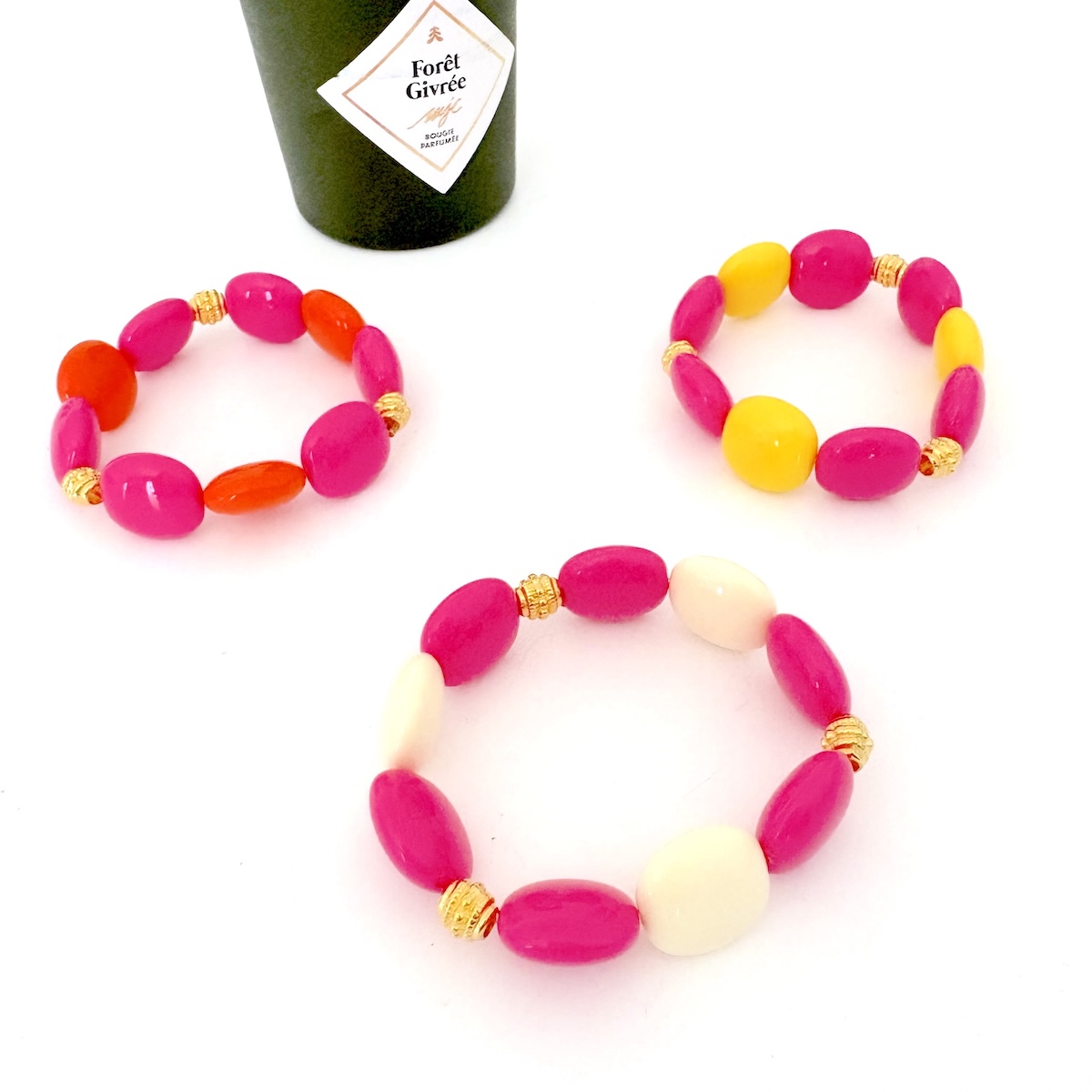 Bracelet Fier fuschia – Image 3