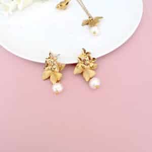 Boucles d'oreille Lys