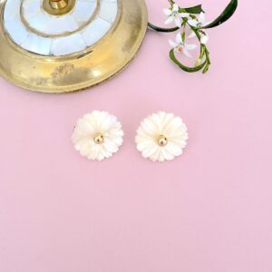 Boucles d'oreille Ivoire