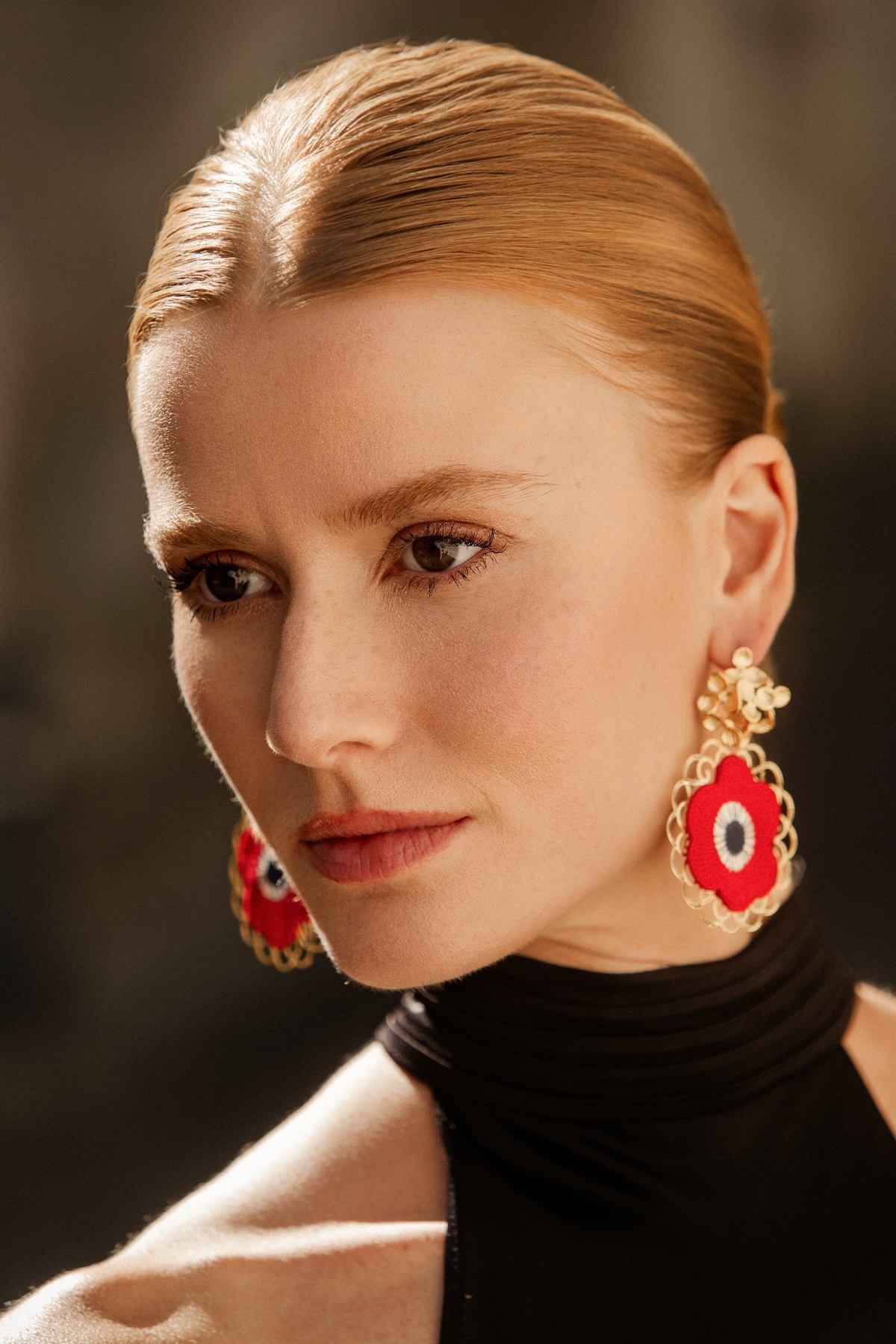 Boucles d'oreille Anémone