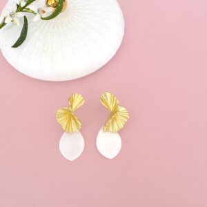 Boucles d'oreille Torsade