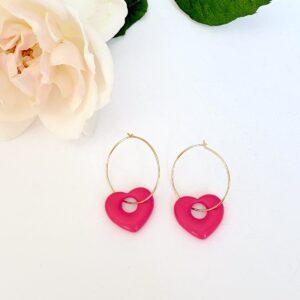Boucles d'oreille Coeur