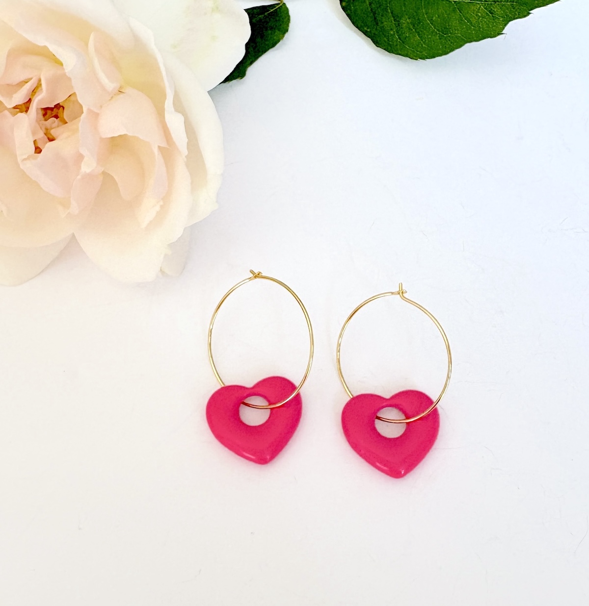 Boucles d'oreille Coeur