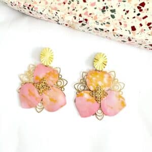Boucles d'oreille Pétale