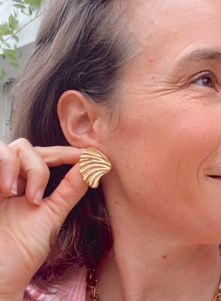 Boucles d'oreille Coquille – Image 2