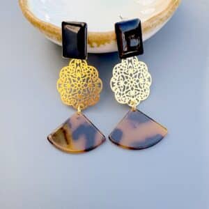 Boucles d'oreille Léo